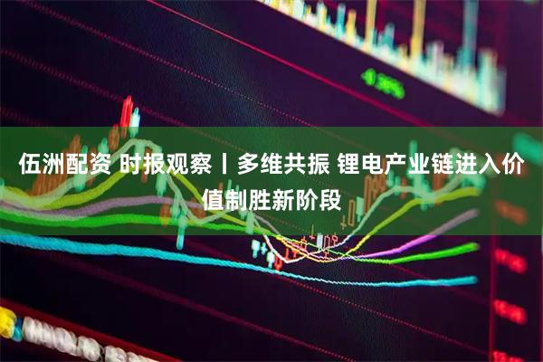 伍洲配资 时报观察丨多维共振 锂电产业链进入价值制胜新阶段